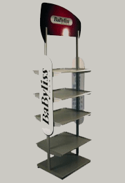 Metal Floor Display, Metal Floor Display Stand, Metal Floor Custom Display Stand